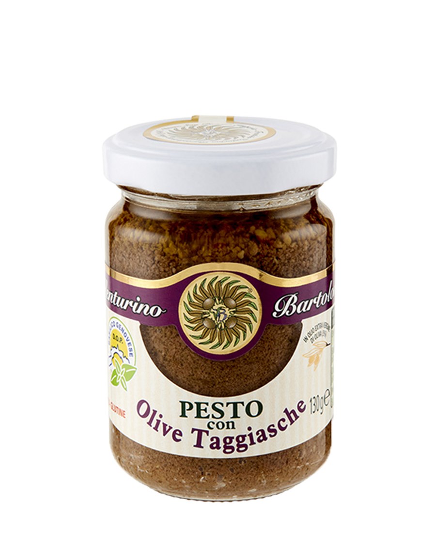 Pesto con basilico Genovese DOP e olive taggiasche 