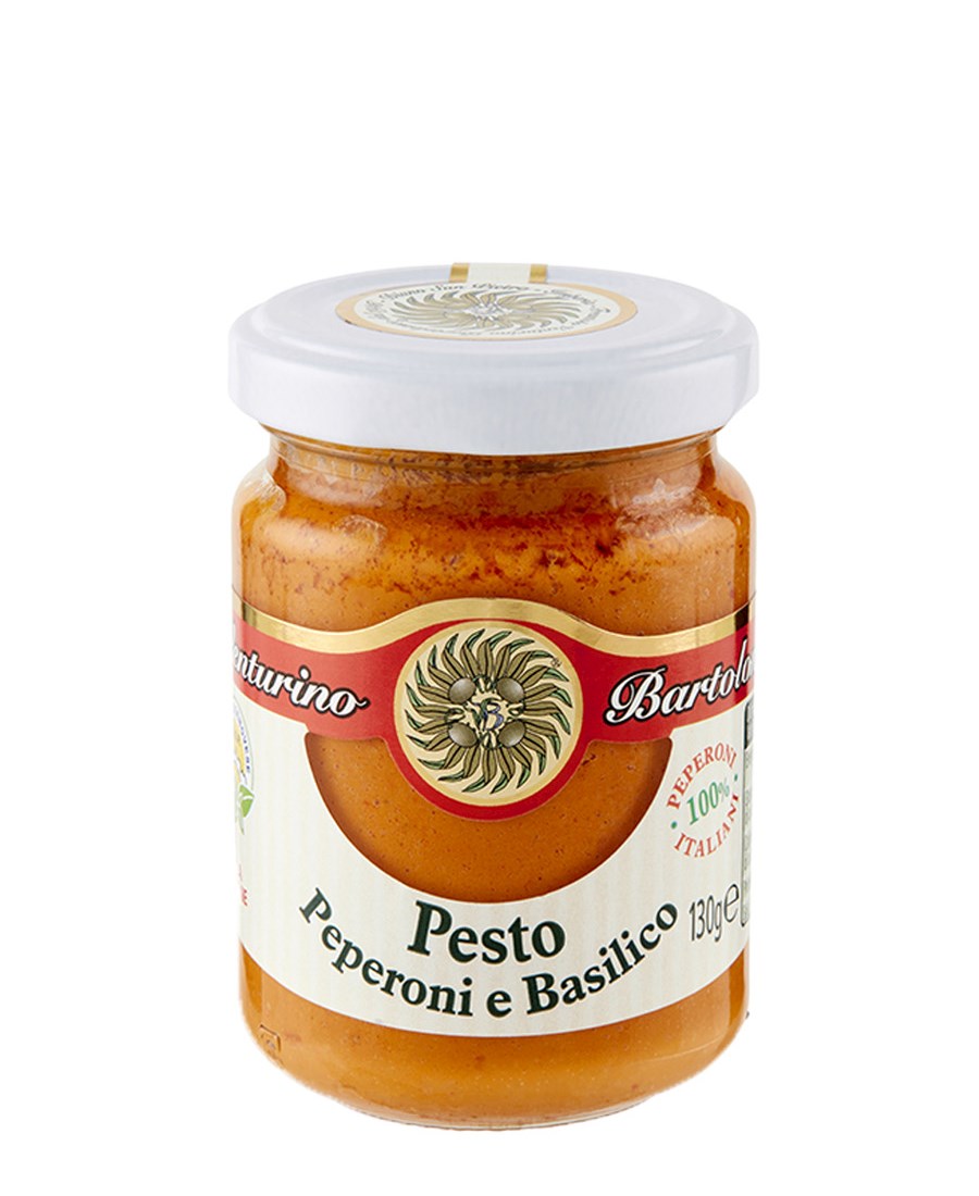 Pesto con Basilico Genovese DOP e Peperoni Italiani