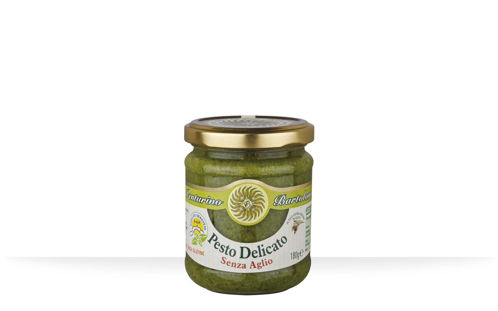 Pesto Delicato senz'aglio con Basilico Genovese DOP
