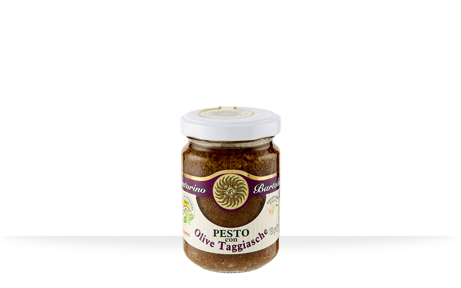 Pesto con basilico Genovese DOP e olive taggiasche 