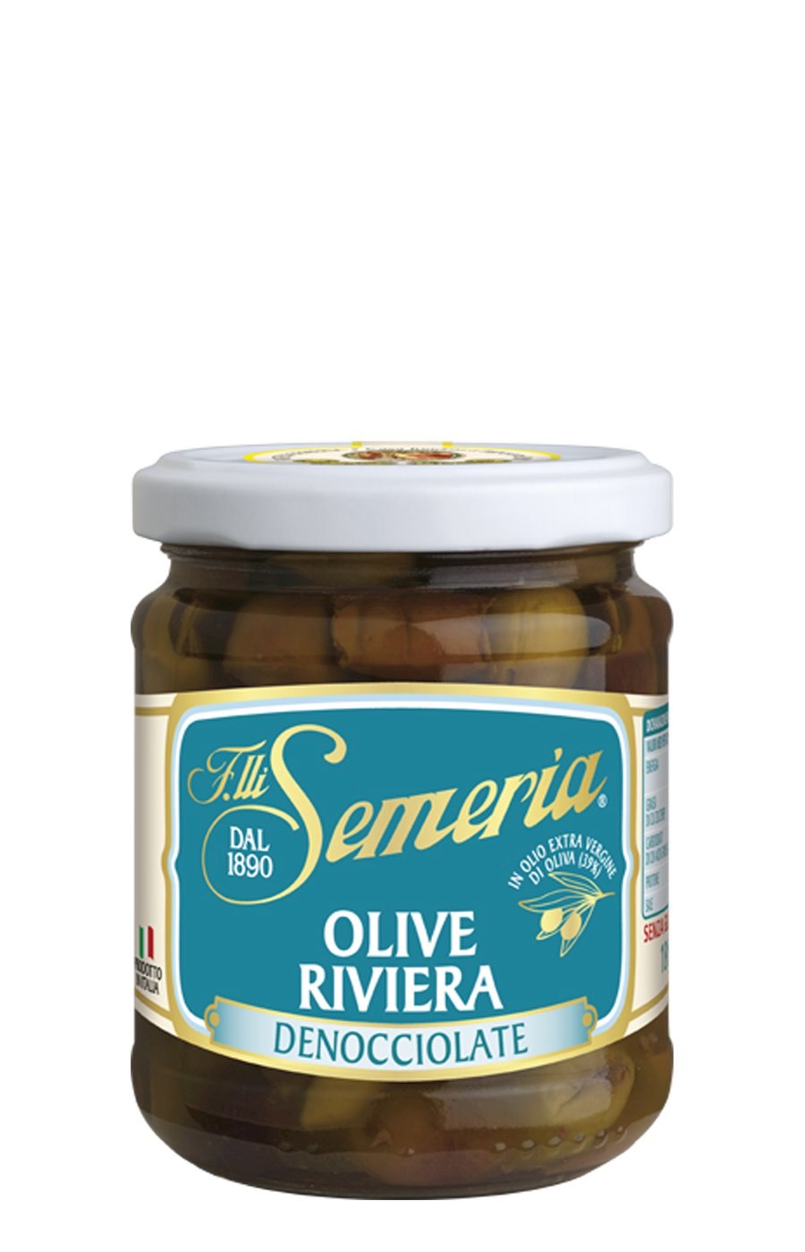 Olive Riviera Denocciolate in Extra Vergine di Oliva