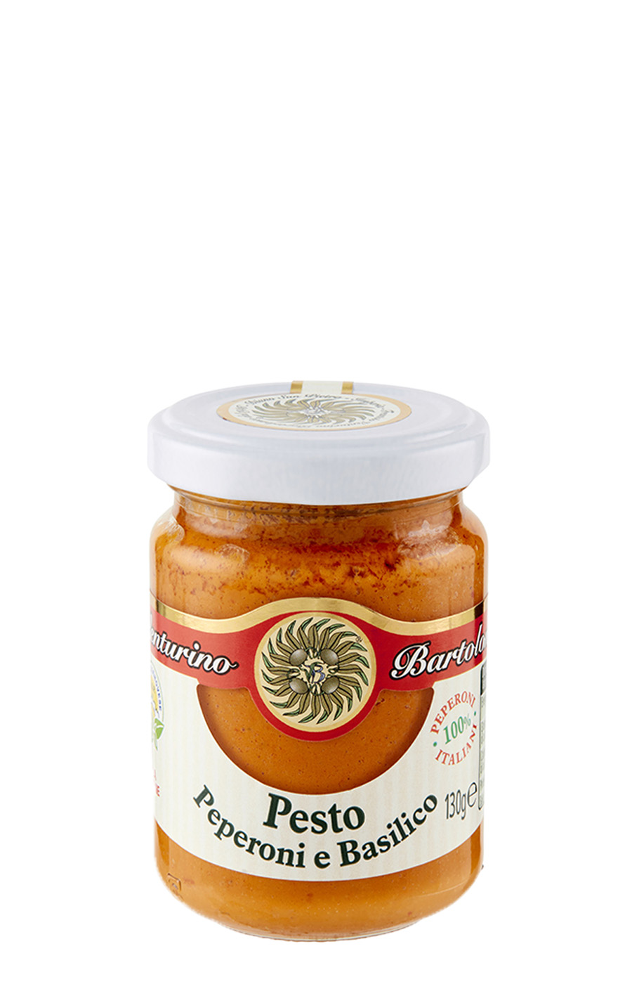 Pesto con Basilico Genovese DOP e Peperoni Italiani